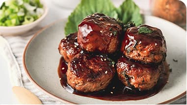 照燒紫蘇雞肉丸