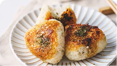 日式味噌烤飯糰